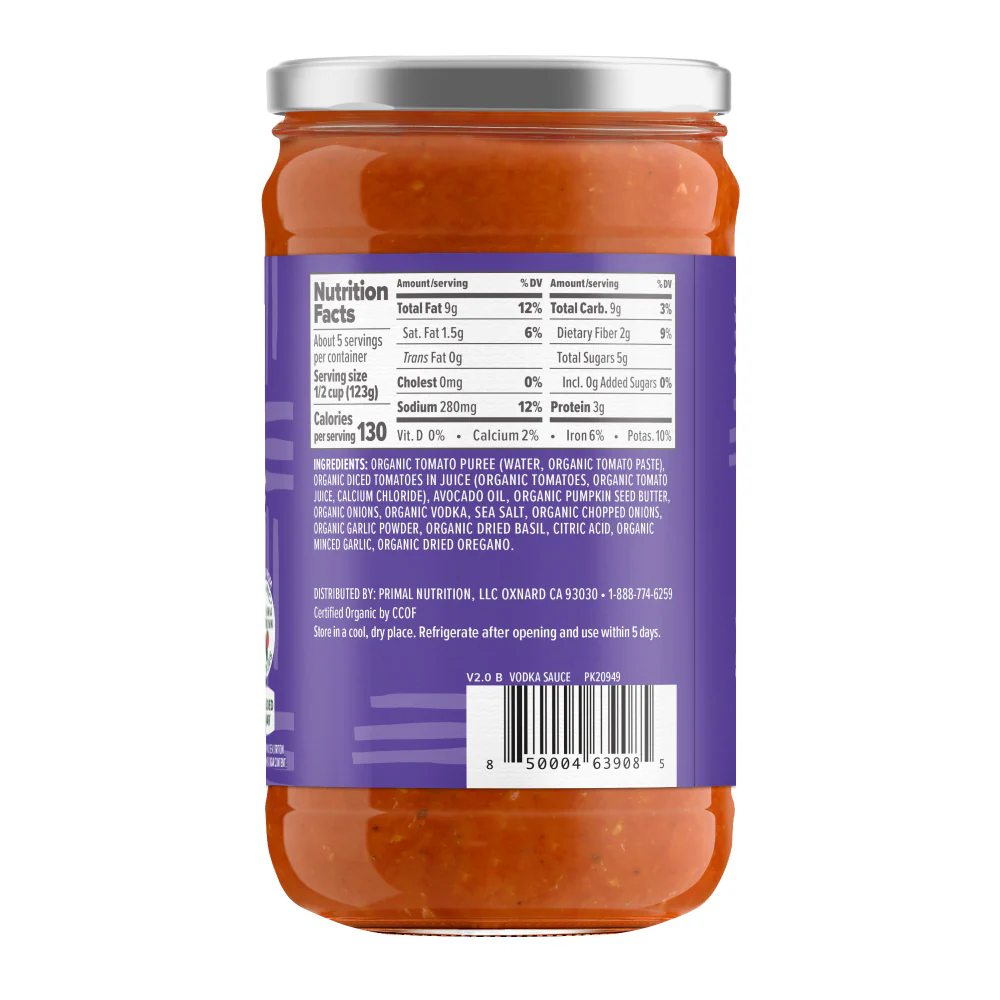 Primal Kitchen No dairy Vodka Sauce - Image 4