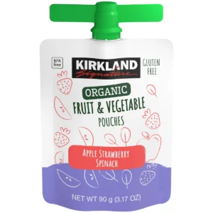 Kirkland Signature - Organic / Fruit & Vegetable Pouches (Manzana Fresa y Espinaca)
