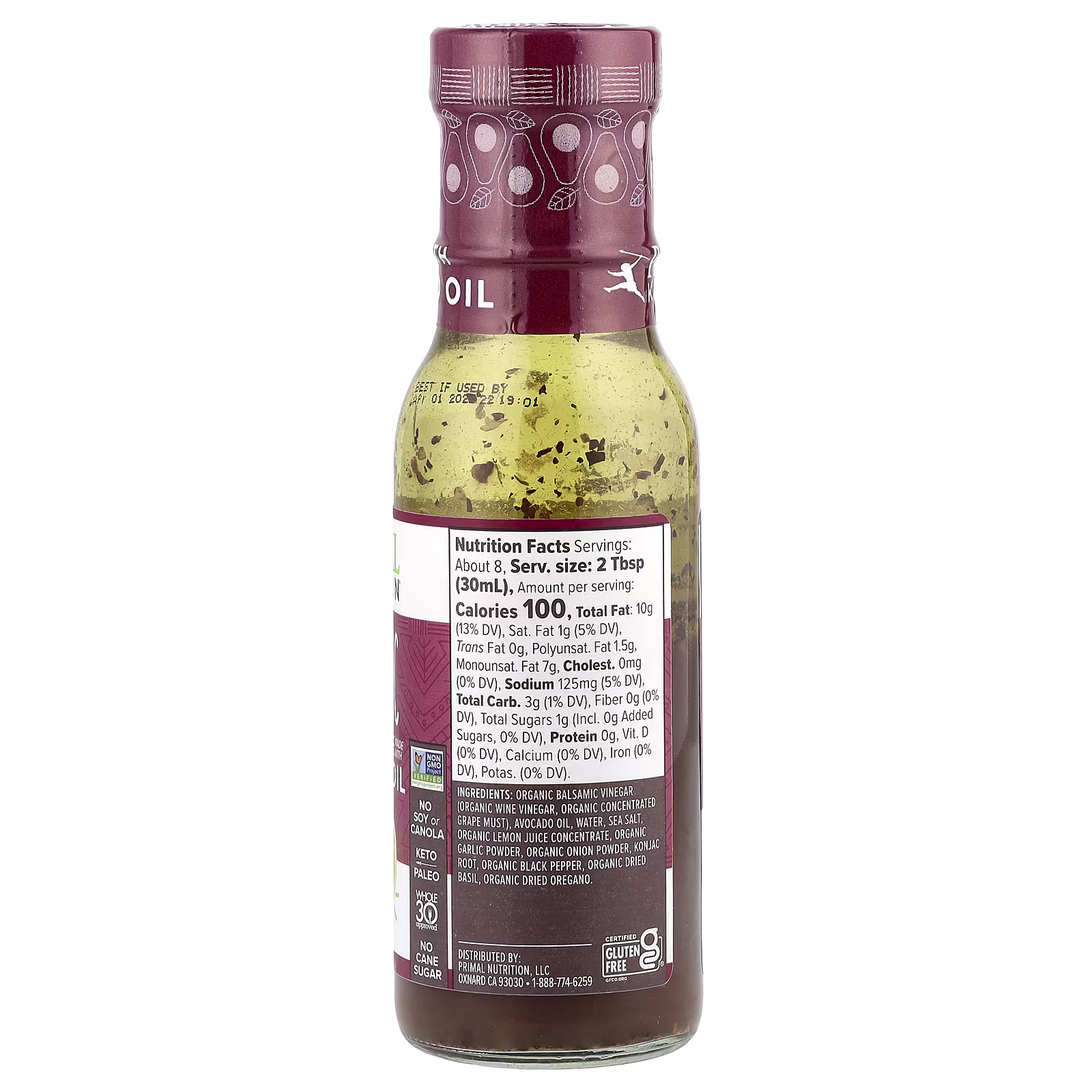 Primal Kitchen Balsamic Vinaigrette & Marinade with Avocado Oil - Image 2