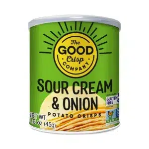 The Good Crisp -  Sour Cream & Onion Mini Canisters (Papas)
