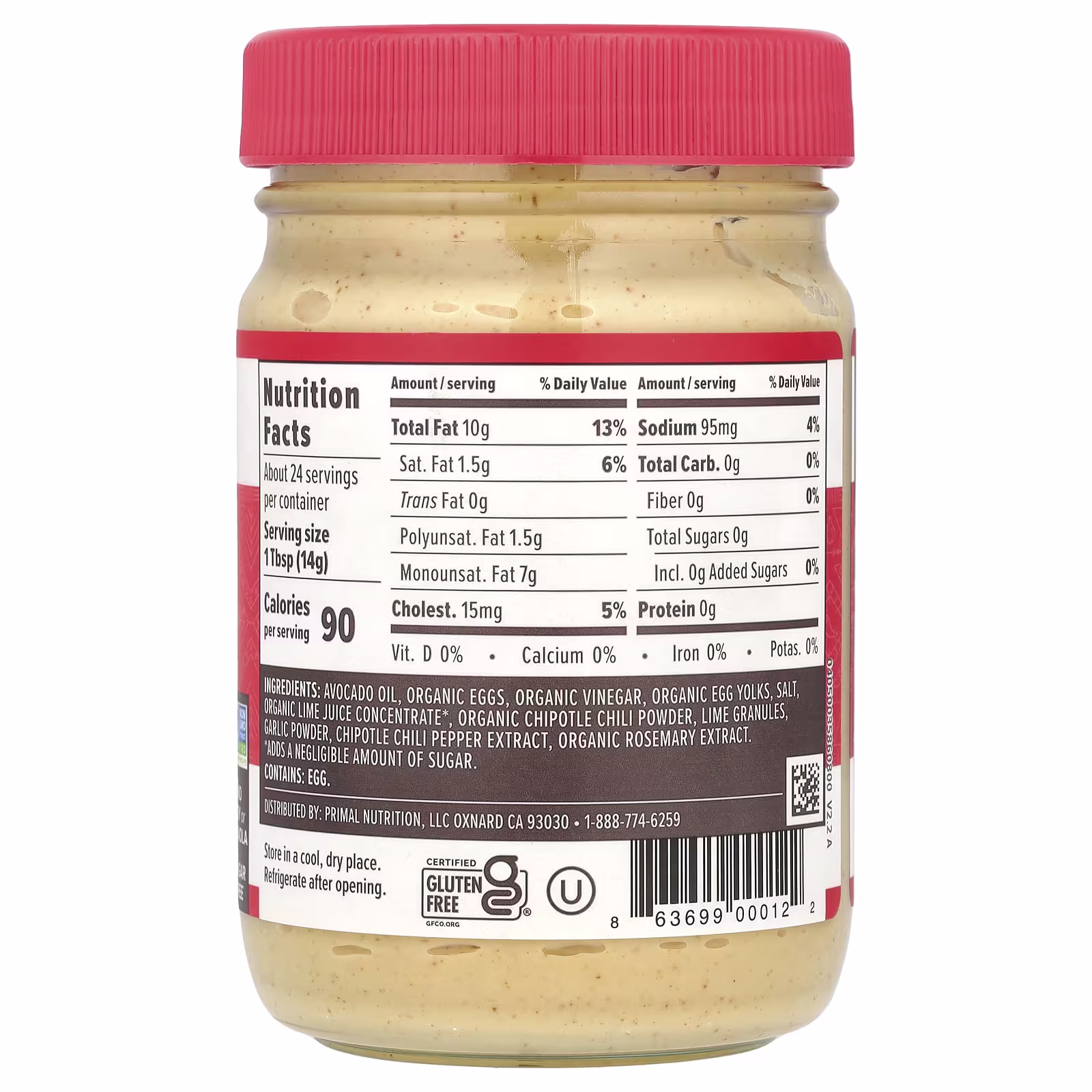 Chipotle Lime Mayo with Avocado Oil - Image 2