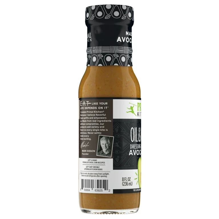Primal Kitchen Oil & Vinegar Vinaigrette & Marinade with Avocado Oil - Image 2