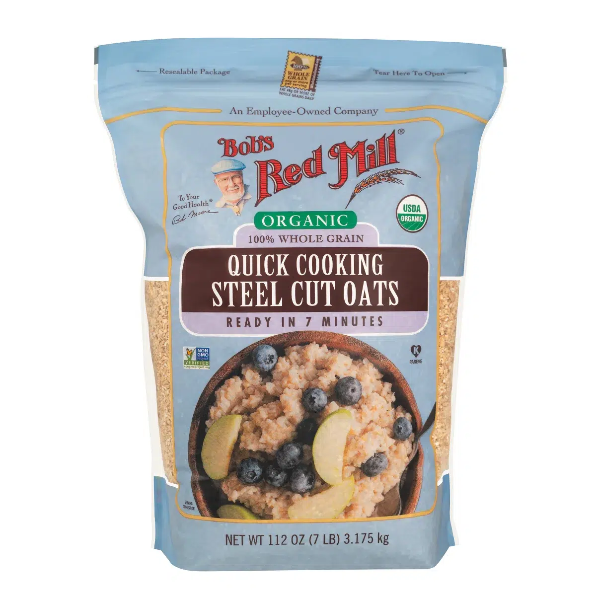 Bob's Red Mill Organic Quick Cooking Steel Cut Oats