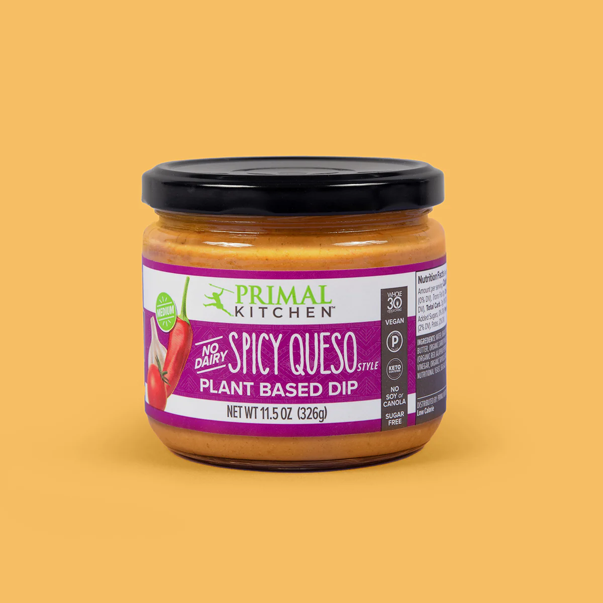 No Dairy Queso Style Plant Based Dip, Spicy - Image 3