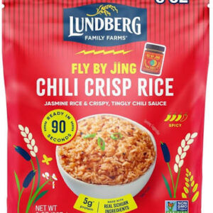 LundBerg / Fly by Jing - Chili Crisp Rice (Jasmine Rice & Crispy, Tingly Chili Sauce)(Arroz)
