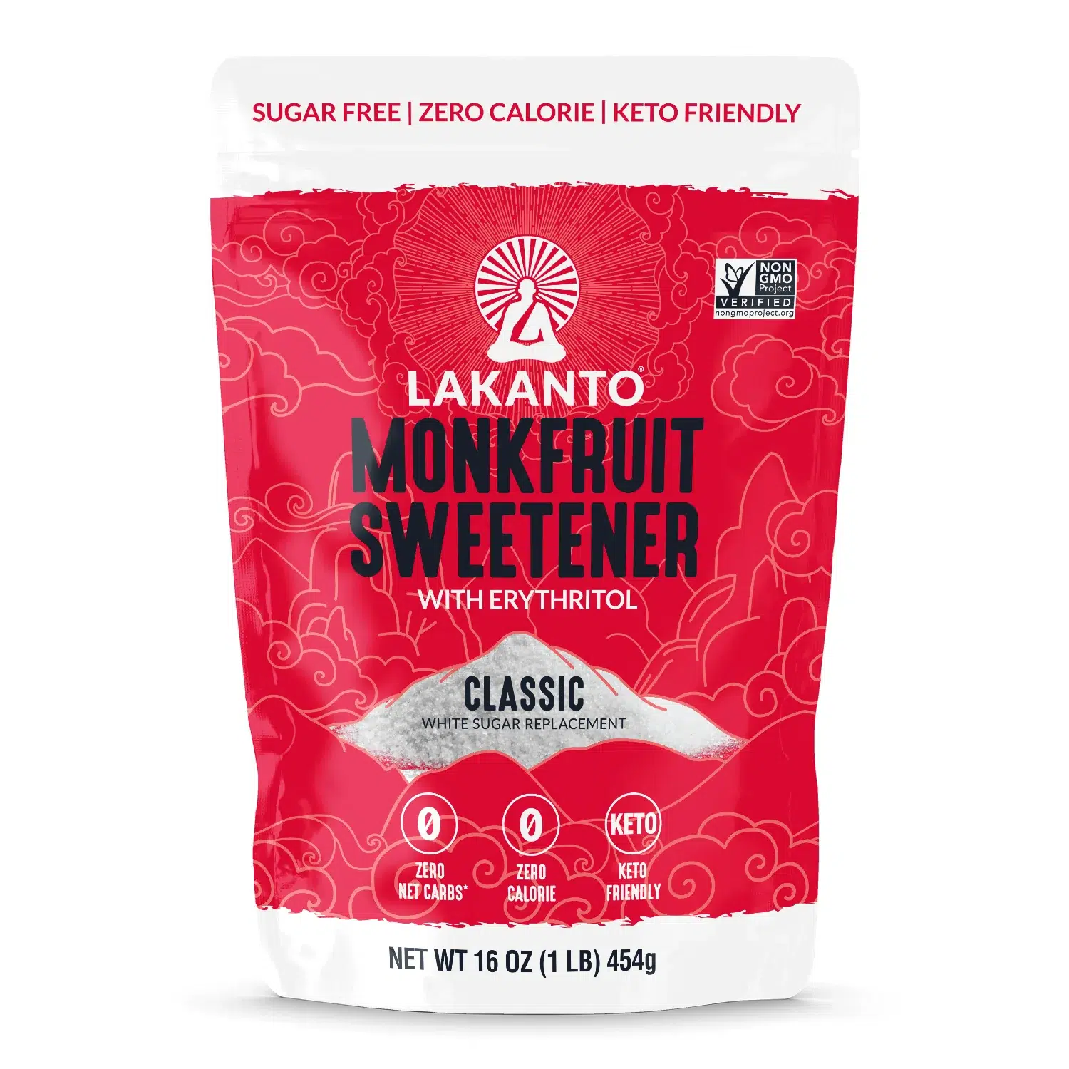 Lakanto - MonkFruit Sweetener Classic (Sugar Free, 0 Calories, Keto Friendly)
