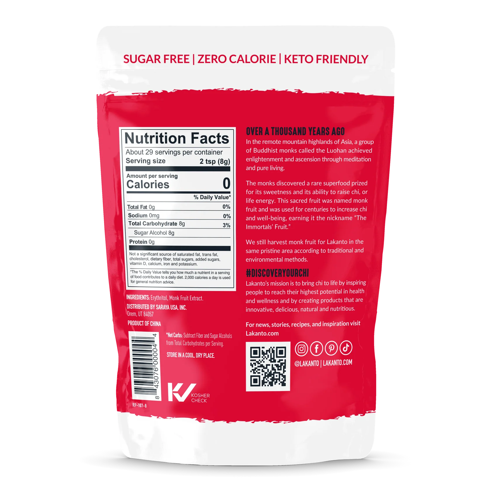 Lakanto - MonkFruit Sweetener Classic (Sugar Free, 0 Calories, Keto Friendly) - Image 4