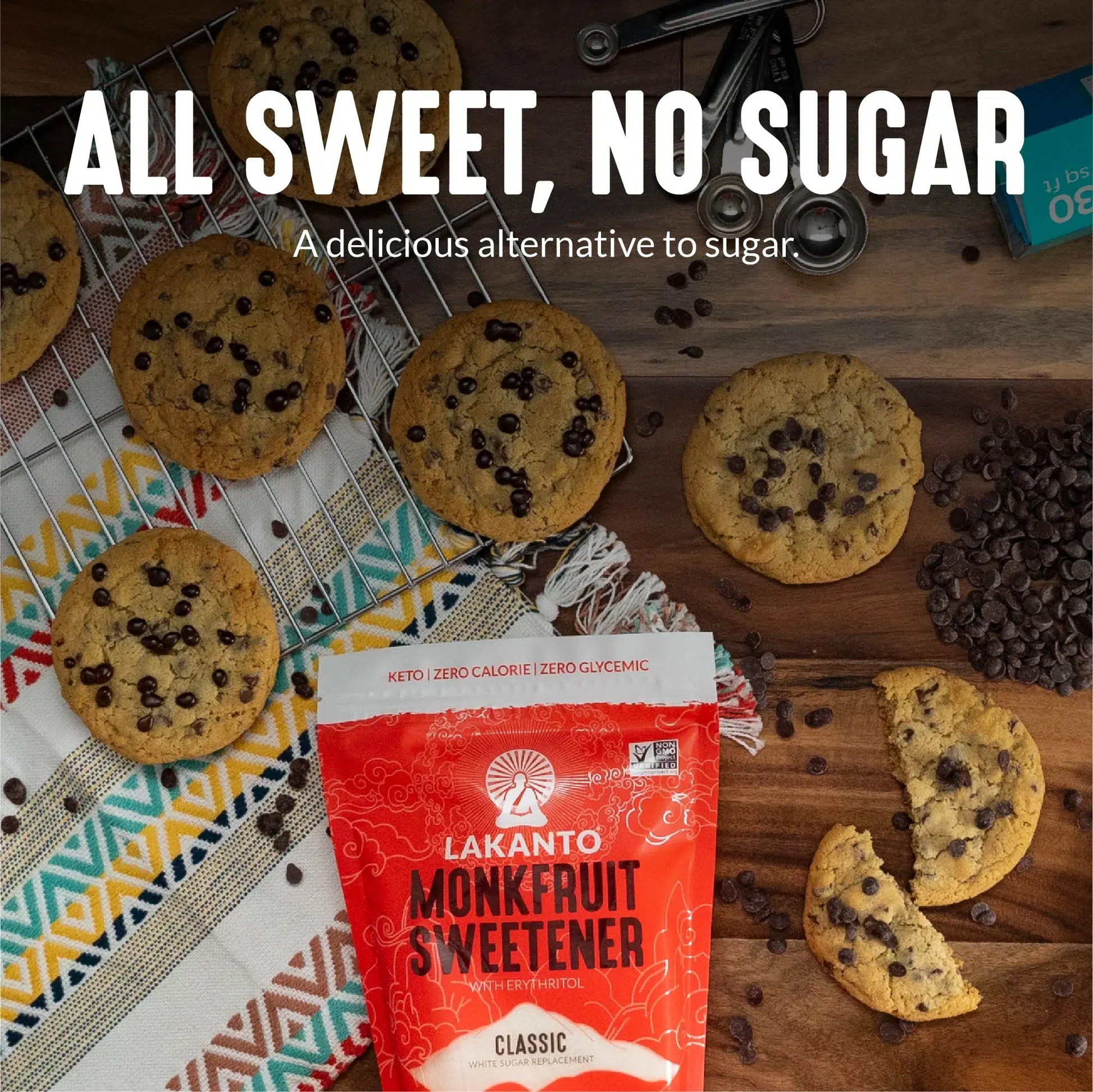 Lakanto - MonkFruit Sweetener Classic (Sugar Free, 0 Calories, Keto Friendly) - Image 2