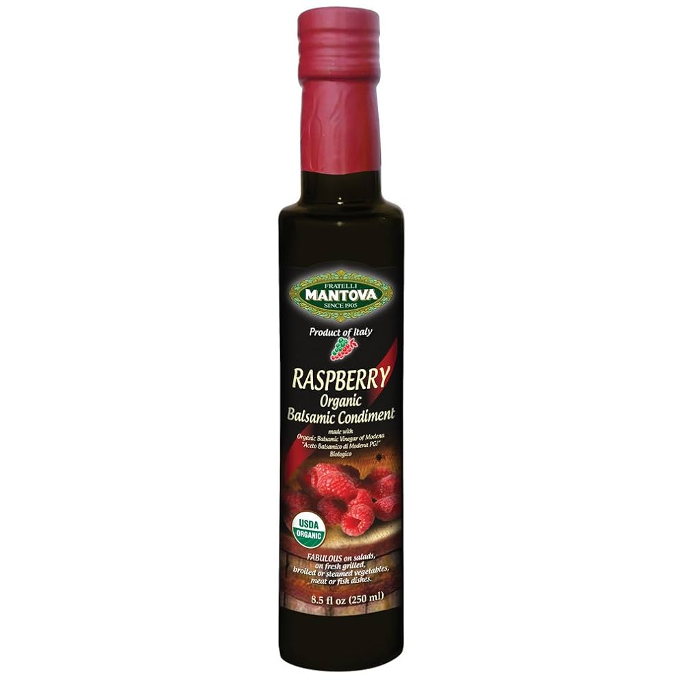Mantova Organic Raspberry Balsamic Vinegar of Modena - Fresh Roots