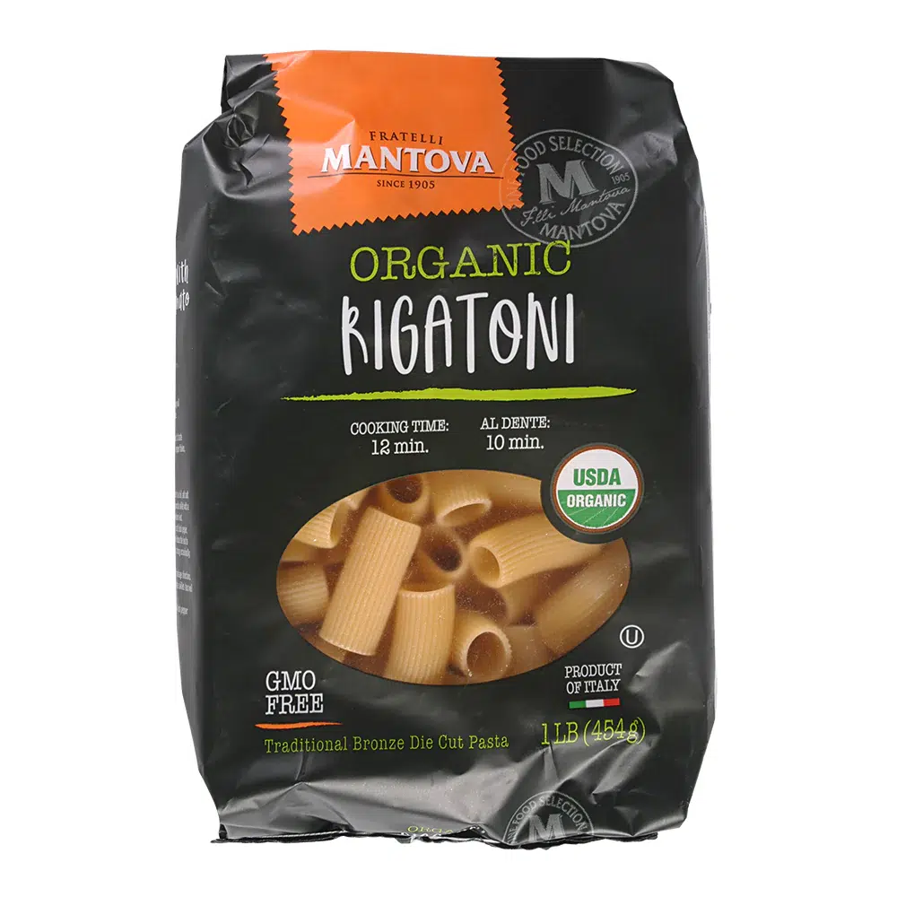 Mantova Organic Rigatoni Pasta