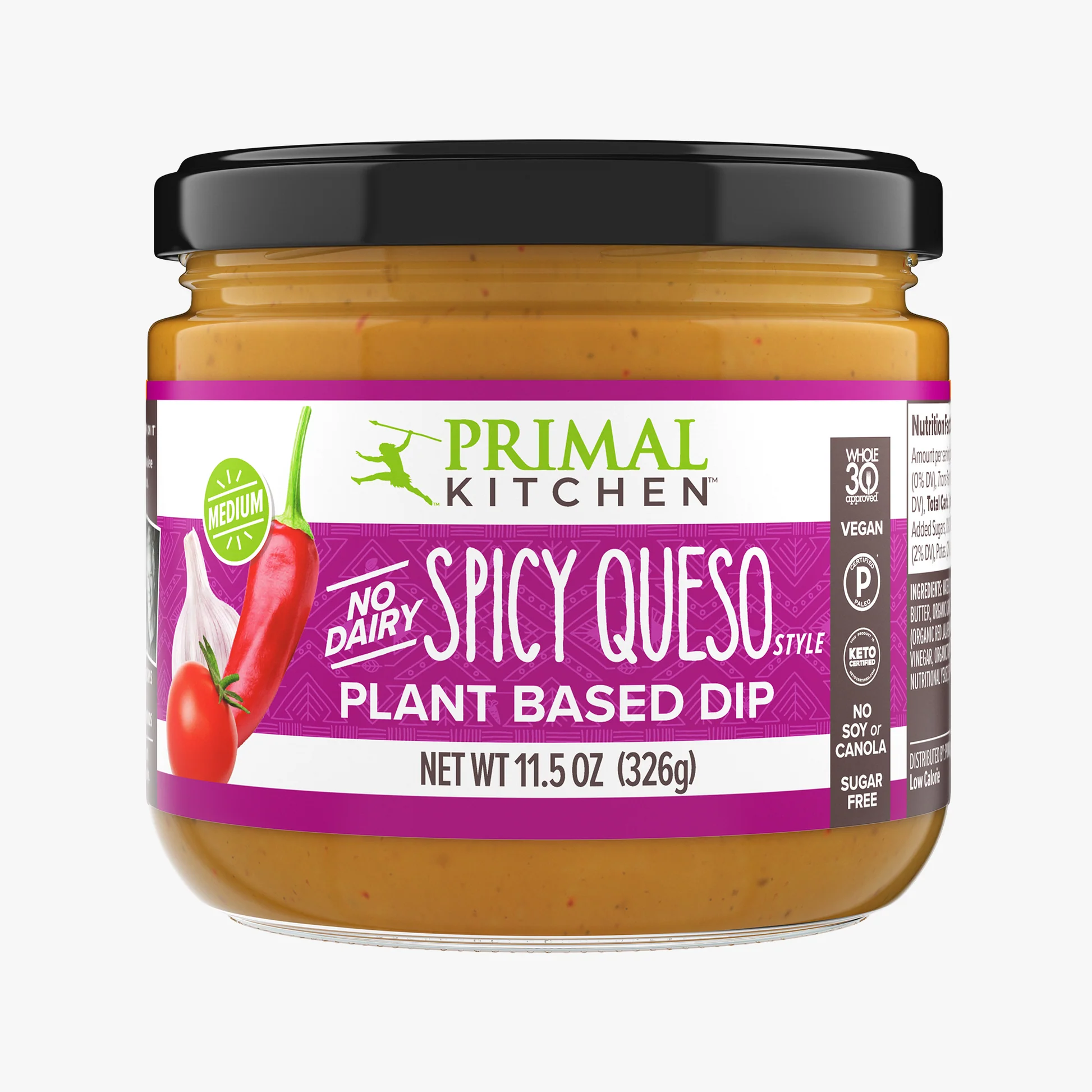 No Dairy Queso Style Plant Based Dip, Spicy