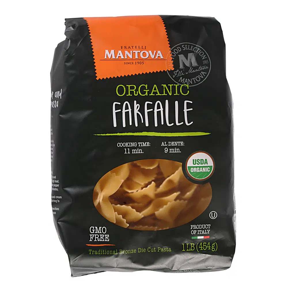 Mantova Organic Farfalle Pasta