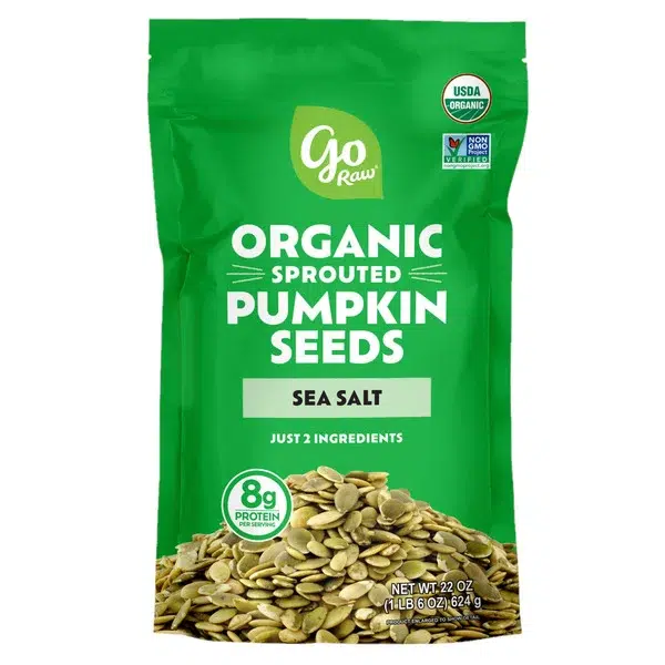 Organic Sprouted Pumpkin Seeds Sea Salt