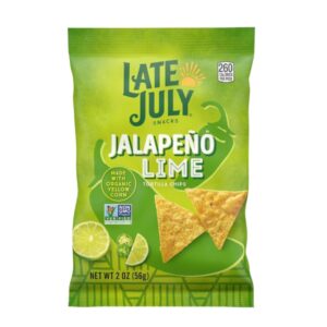 Late July - Tortilla chips (Jalapeño Lime)