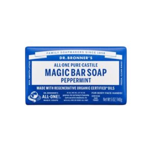 Dr. Bronner's - Pure-castile Bar Soap (Peppermint)