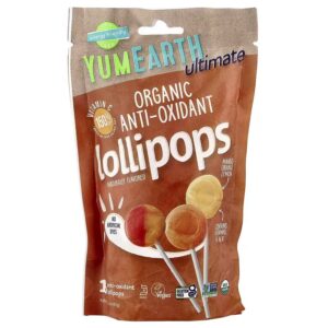 YumEarth - Paletas AntiOxidantes Orgánicas (Sabores Naturales)