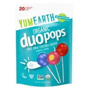 YumEarth - Paleta Orgánica c/ Centro de Frutas (Sabores Naturales)
