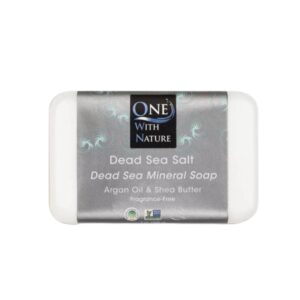One With Nature – Dead Sea Mineral Soap (Fragance Free)