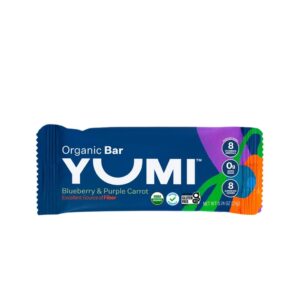 Yumi - Organic Bar Blueberry & Purple Carrot (Barra Orgánica de Mora Azul y Zanahoria Morada)