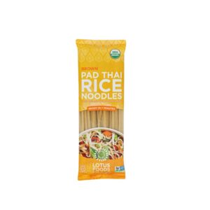 Lotus Foods – Brown Pad Thai Rice Noodles (Fideos de Arroz Integral Estilo Pad Thai)
