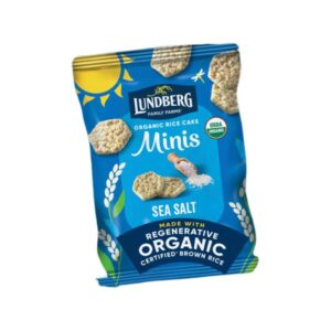 Lundberg - Organic Rice Cake Minis Sea Salt (Galletas de Arroz Orgánicas Mini con Sal de Mar)