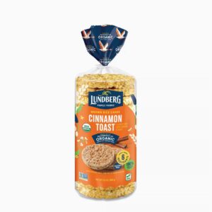 Lundberg Family Farms - Brown Rice Cakes Cinnamon Toast (Galleta de Arroz Integral con Canela)