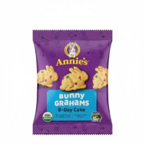 Annie's - Bunny Grahams (Galletas de Conejo Sabor Pastel de Cumpleaños)