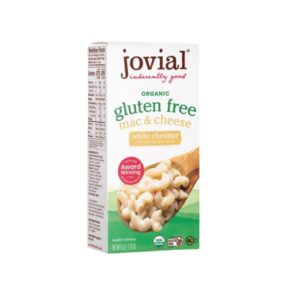 Jovial - Organic Gluten Free Mac & Cheese White Cheddar (Macarrones con queso blanco orgánicos y sin gluten)