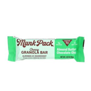 Munk Pack - Chewy Granola Bar Almond Butter Chocolate Chip (Barra de Granola)