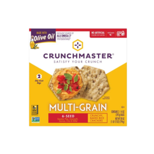 Crunchmaster - Multi-Grain 6-Seed Crackers (Galletas de arroz multi-granos 28oz)